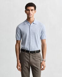 Polotrui met korte mouwen van extra fijne merinoswol