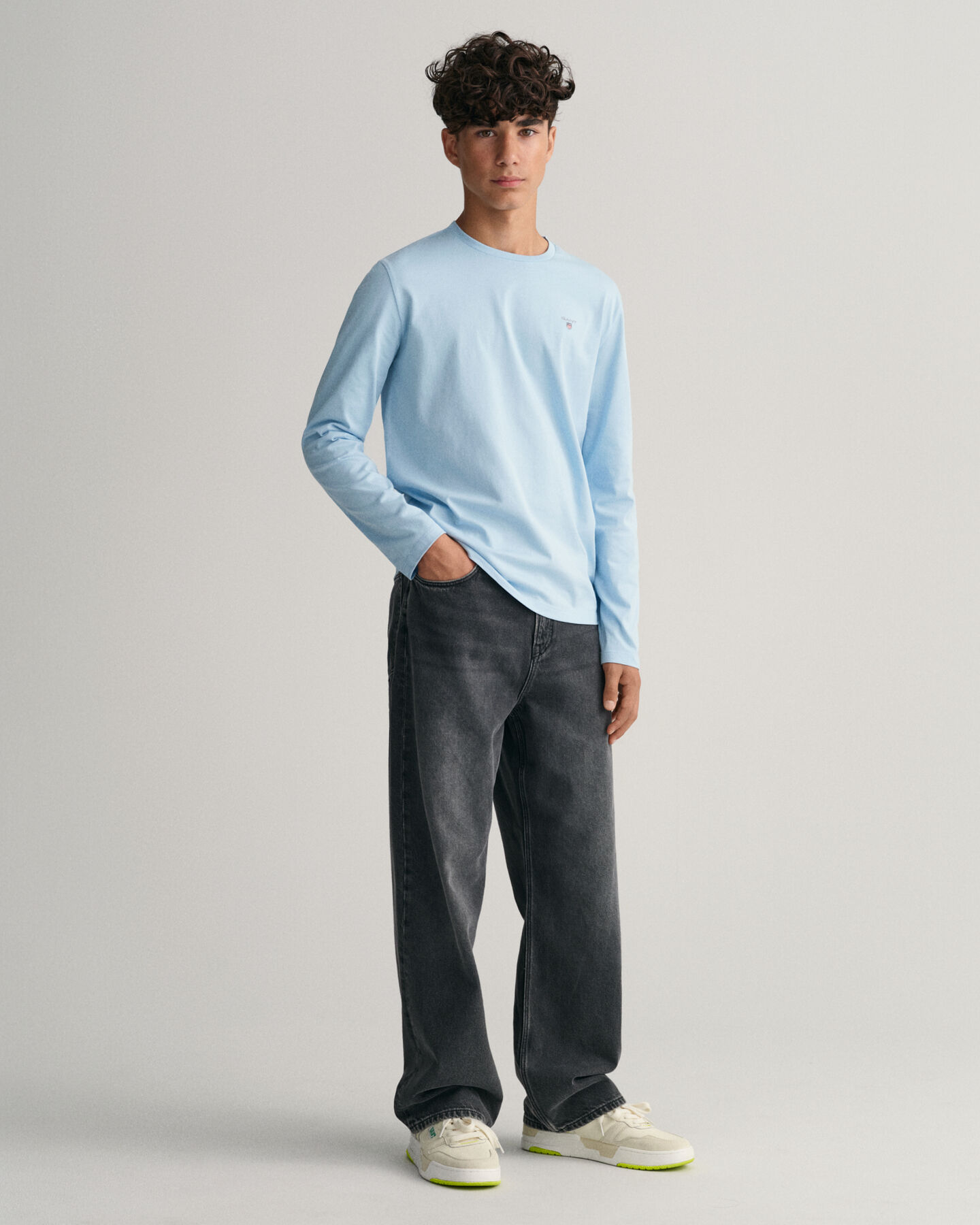 Teen Boys Original T-shirt met lange mouwen