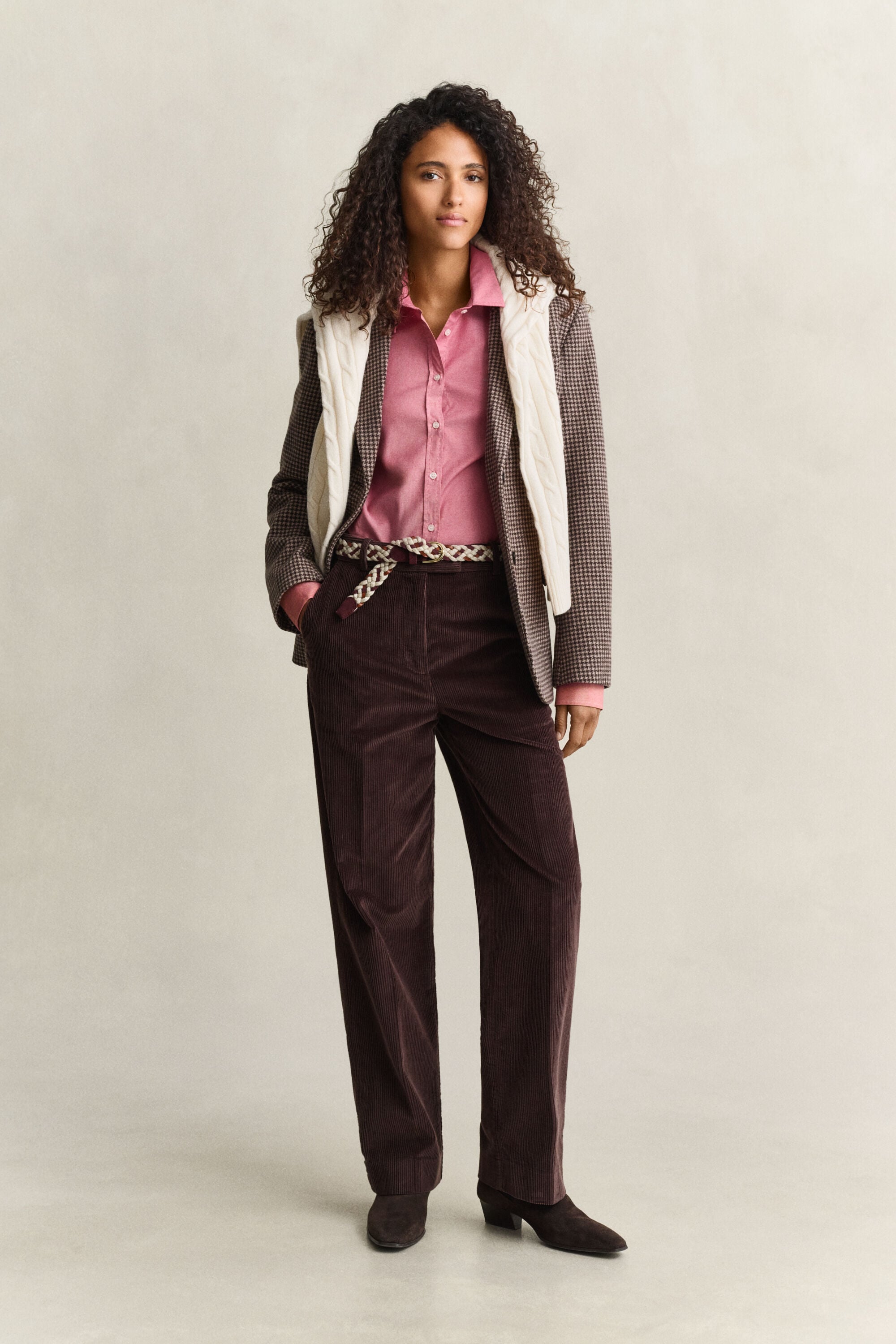 Classic Slim Oxford-overhemd met stretch