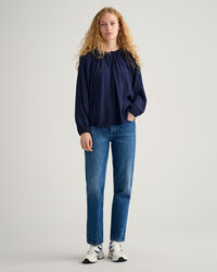 Blouse met boothals