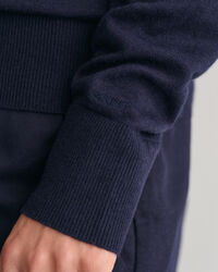 Fijngebreide trui met ronde hals