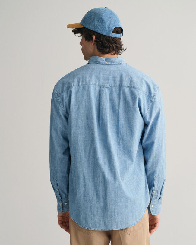 Relaxed Fit chambray overhemd
