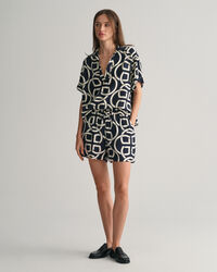 Relaxed Fit Monogram Print Pull-On short