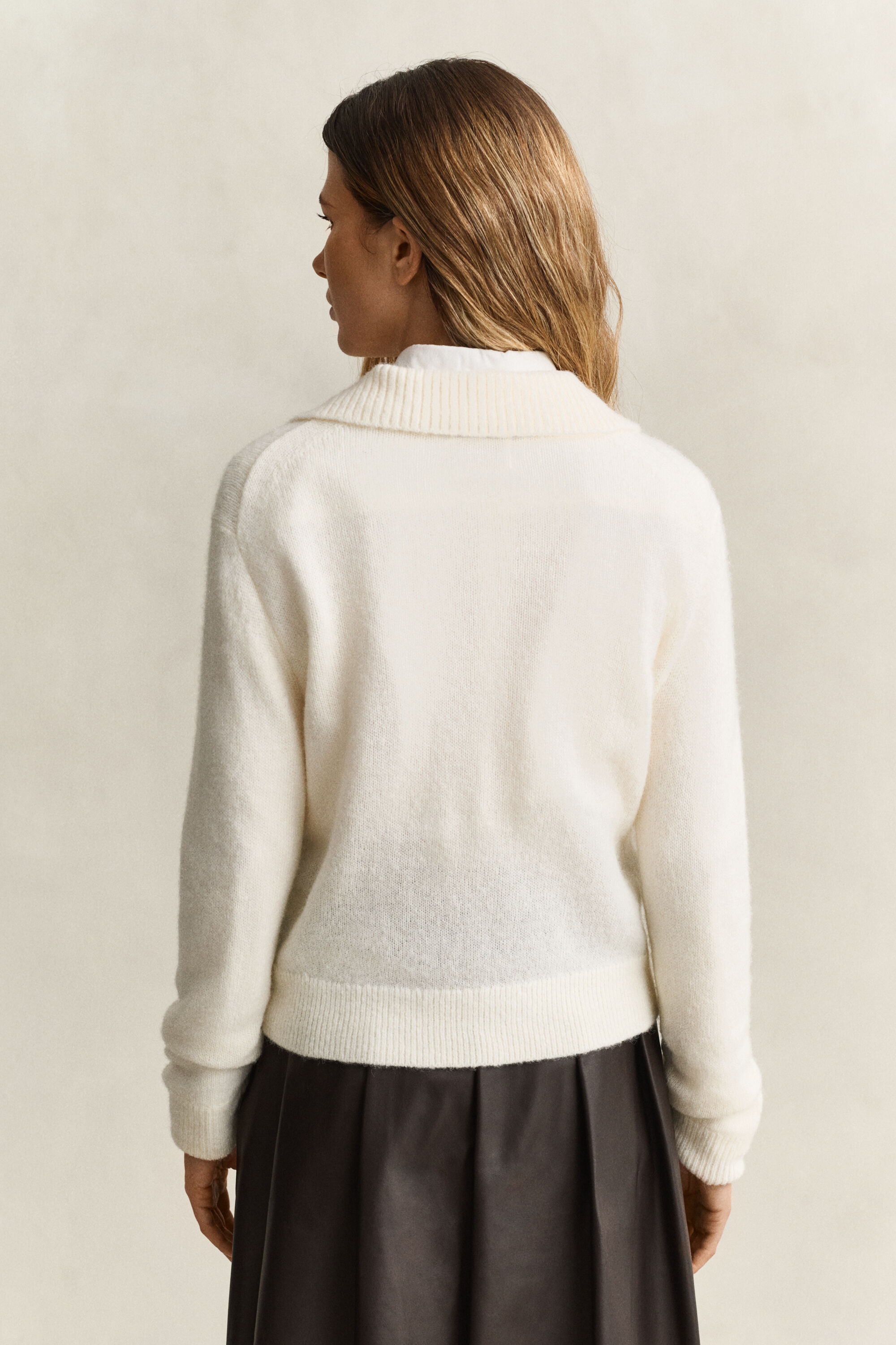 Gant x Yale trui met V-hals