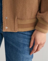 GANT Varsity Jacket van wollen keperstof