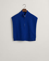 Gebreide wollen colsjaal met rits