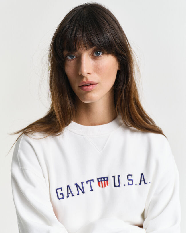 Shield USA Graphic sweatshirt met ronde hals