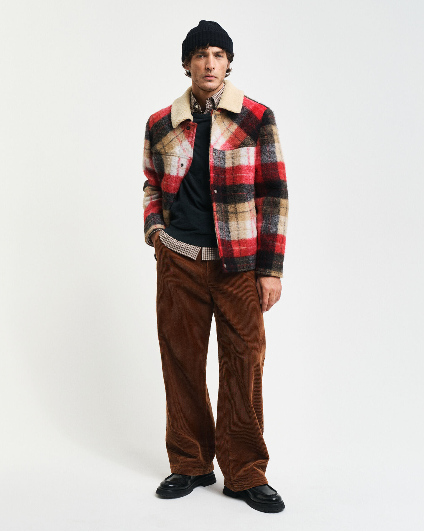 Trui met ronde hals van extra fijne merinoswol