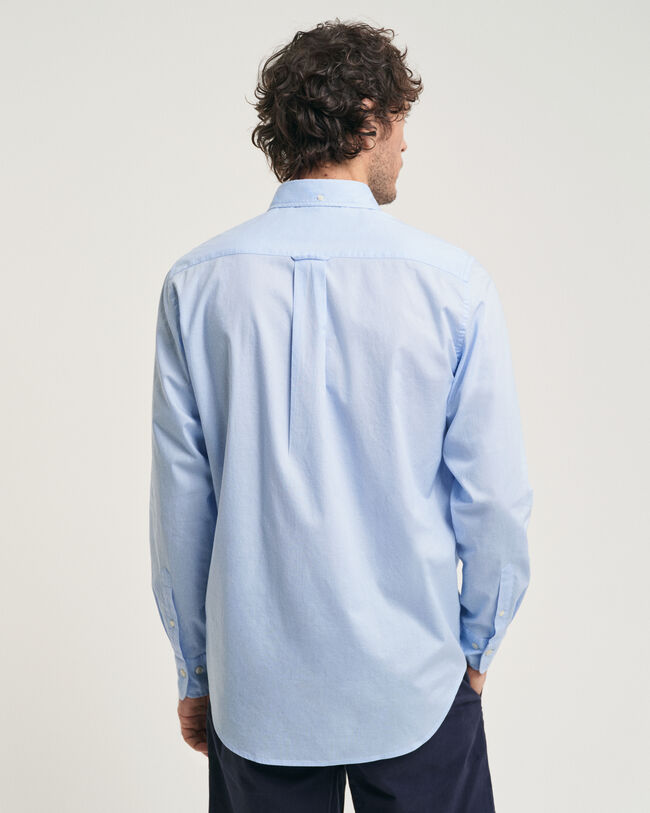 Seasonal Essential Regular Fit Archive Shield overhemd van katoenpoplin