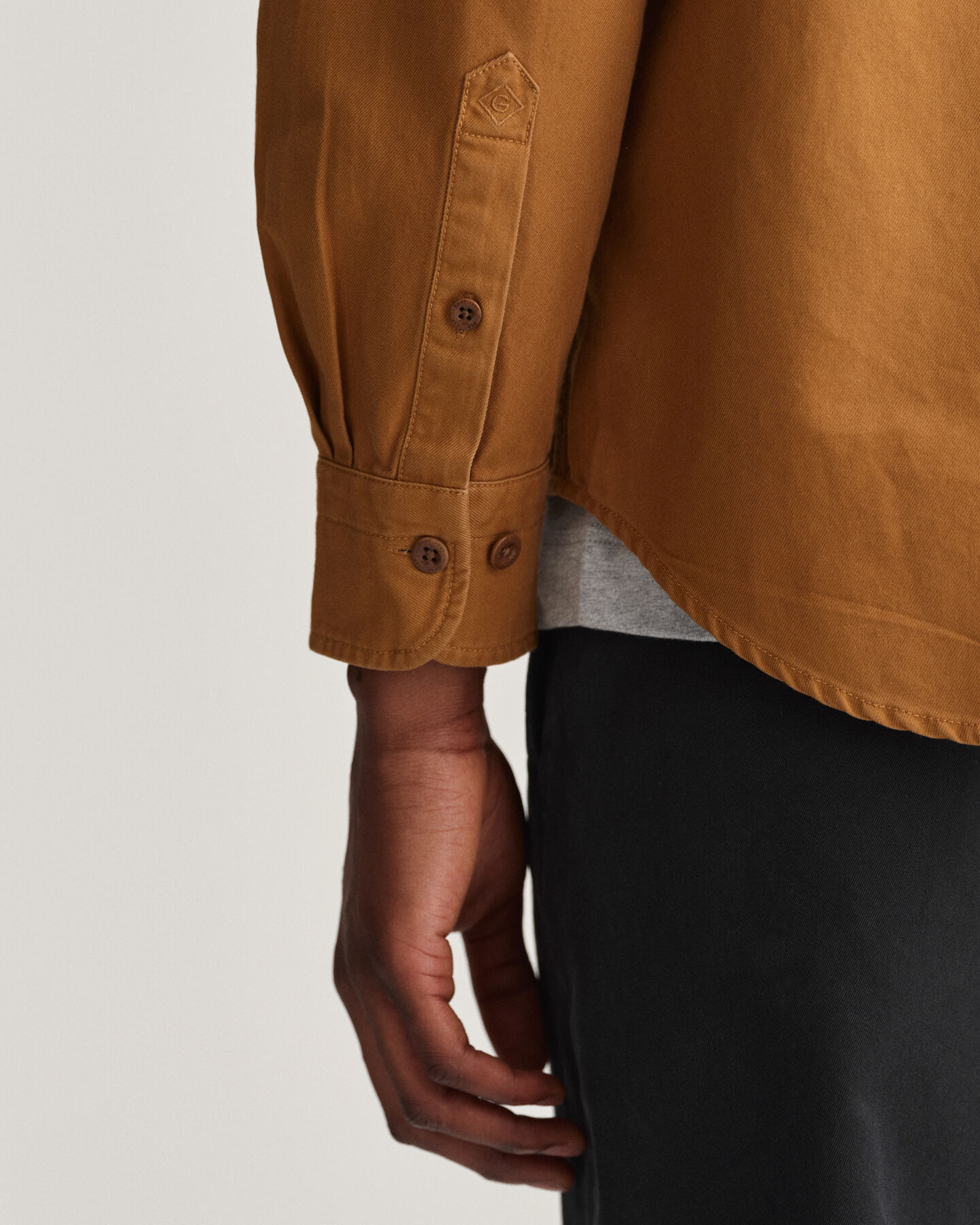 Relaxed Fit overhemd van keperstof