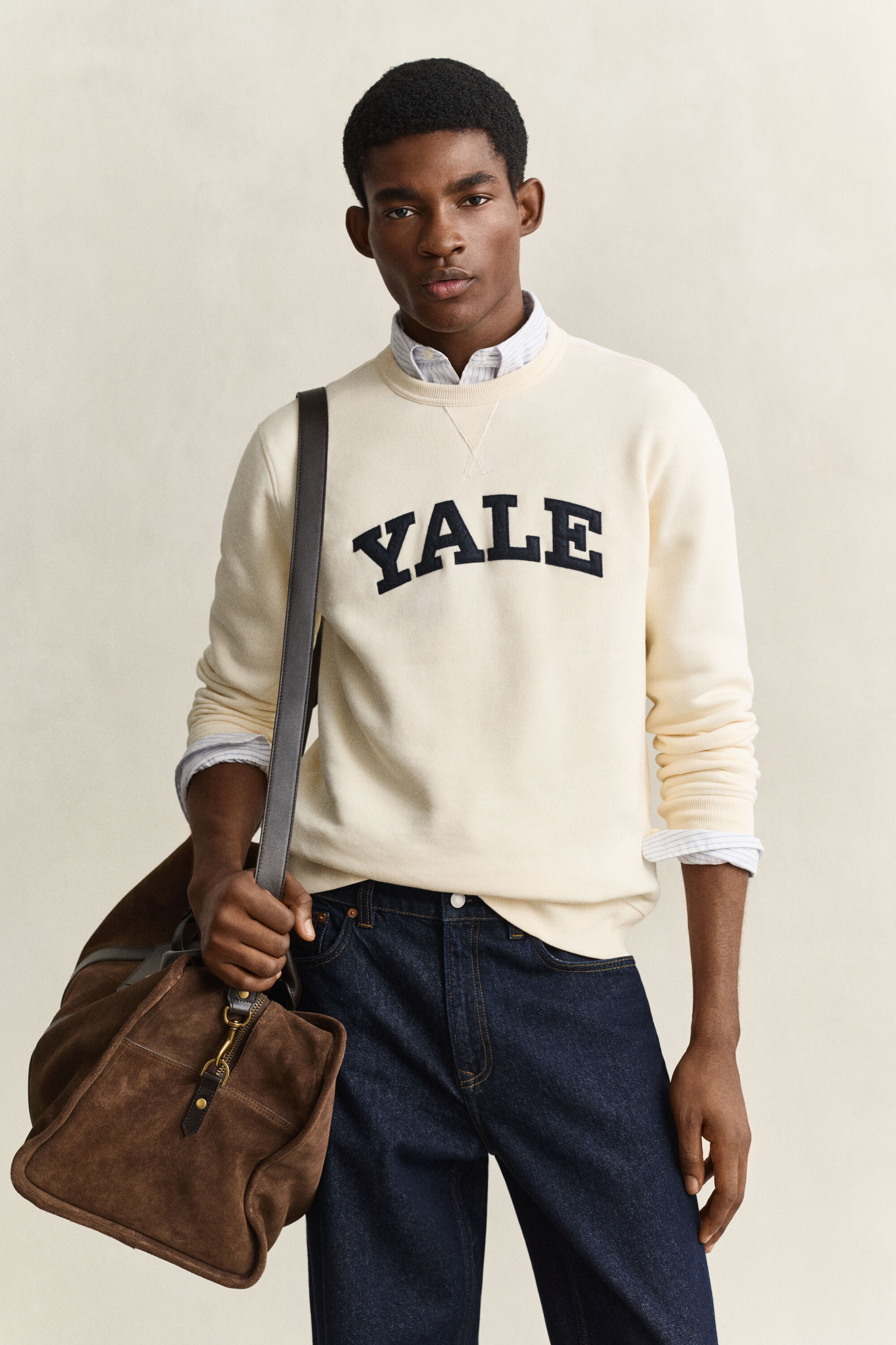 Gant x Yale Sweatshirt met ronde hals