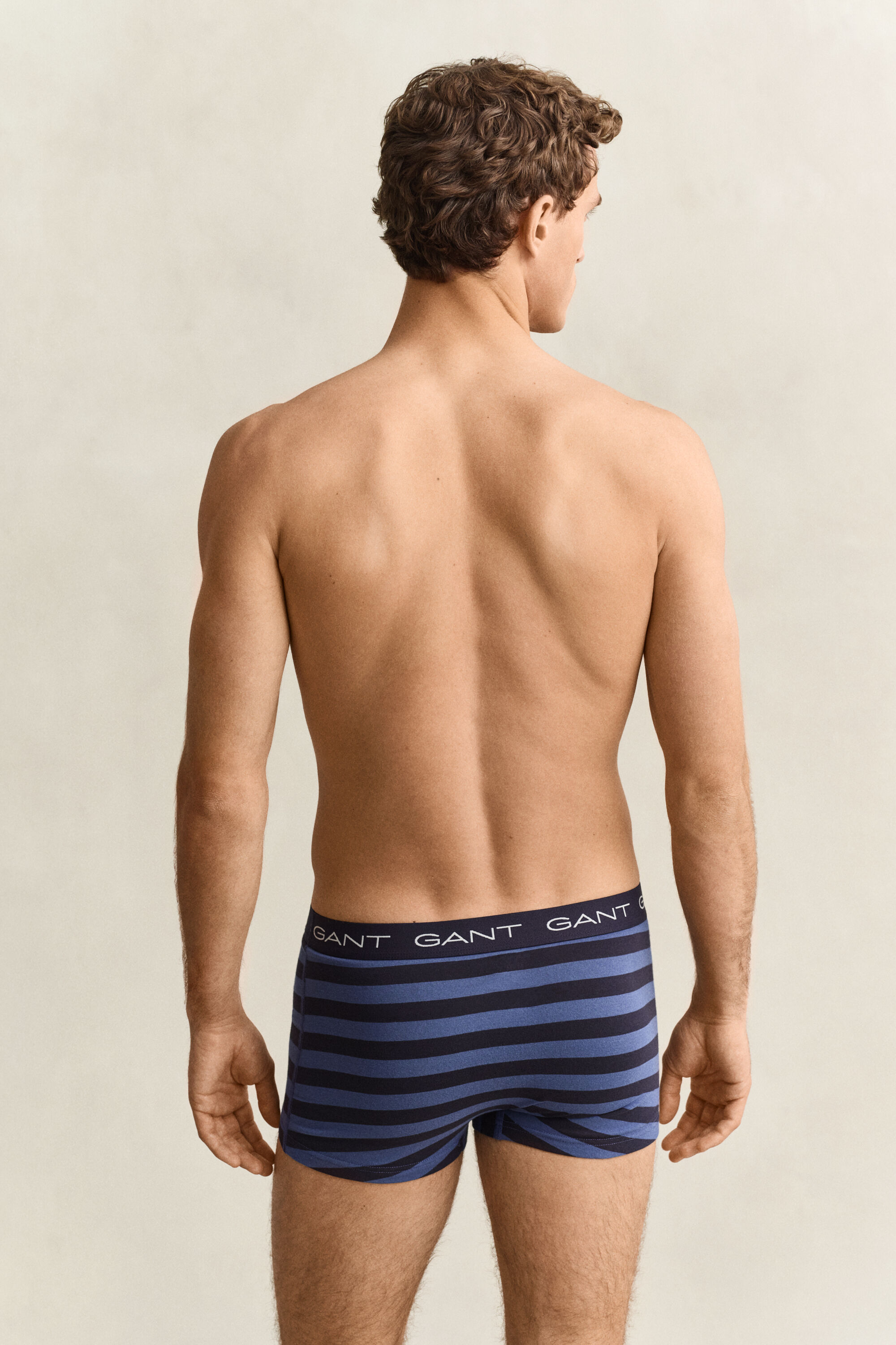 Set van drie gestreepte boxershorts in cadeauverpakking