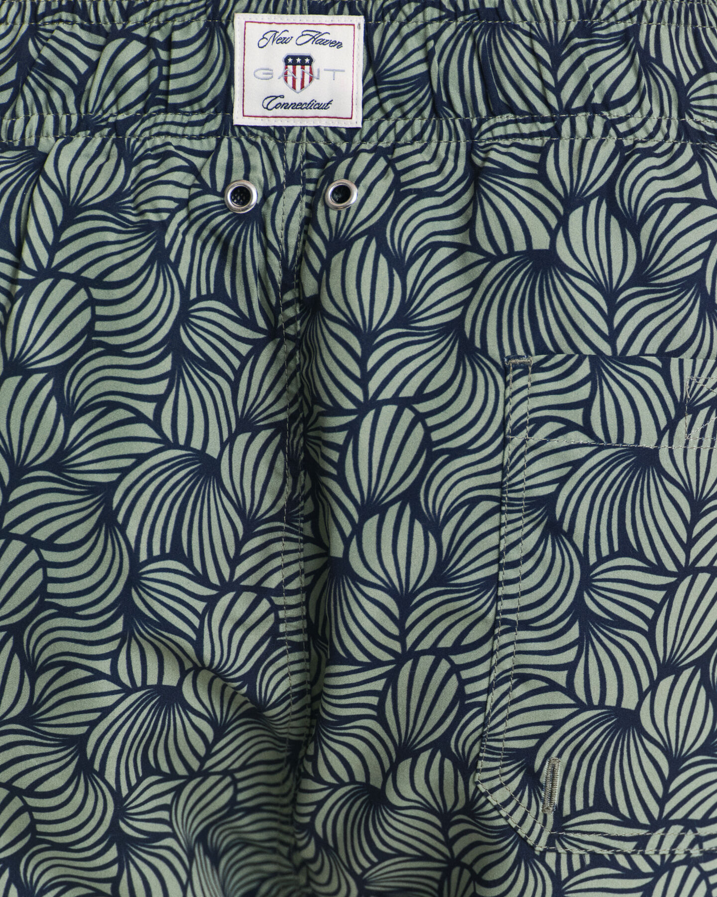 Zwemshort met touwprint