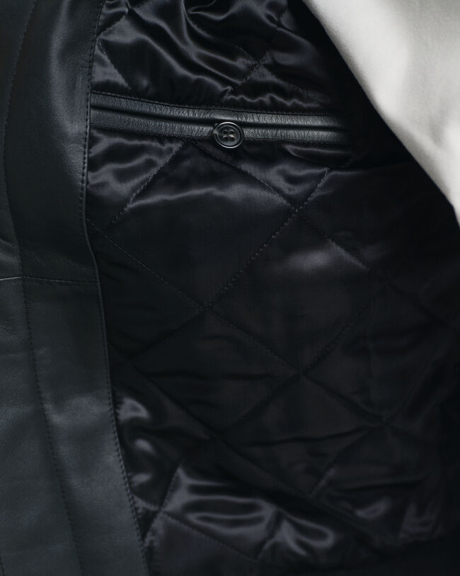 Leren GANT Varsity Jacket