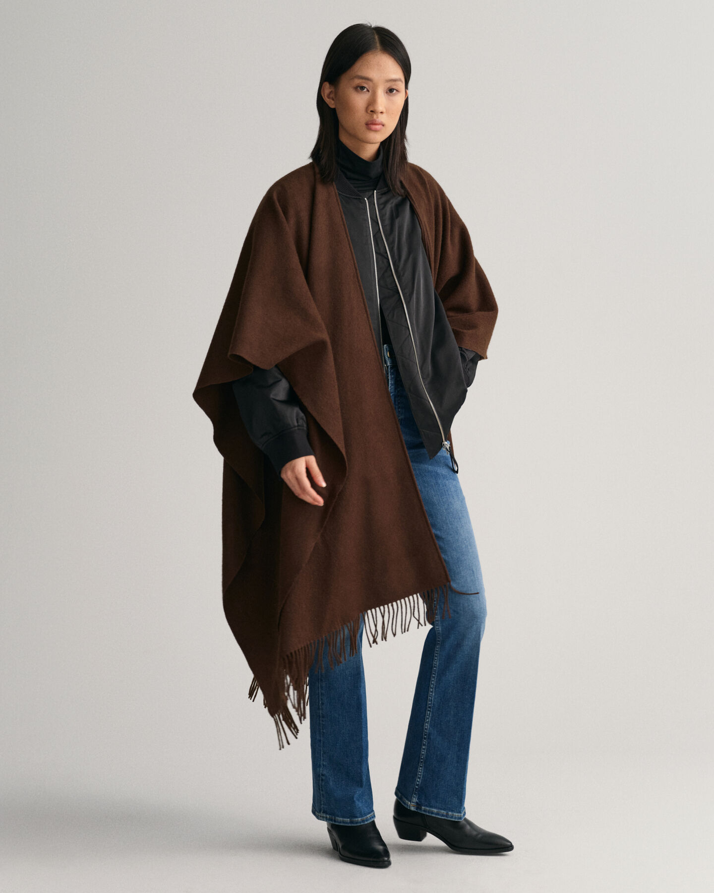 Wollen poncho