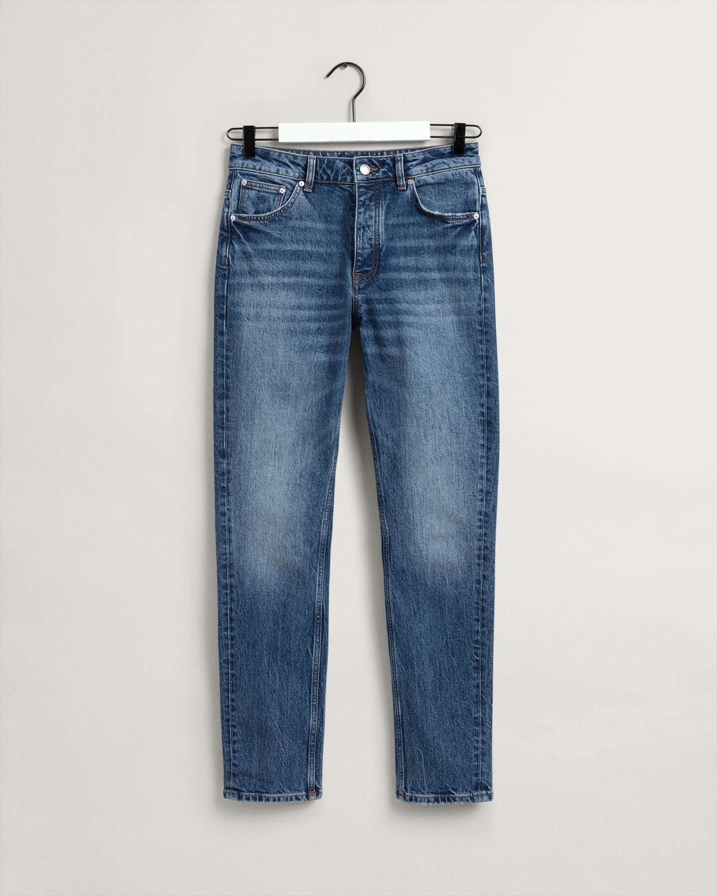 Hayle Regular Fit jeans met knoop en gulp
