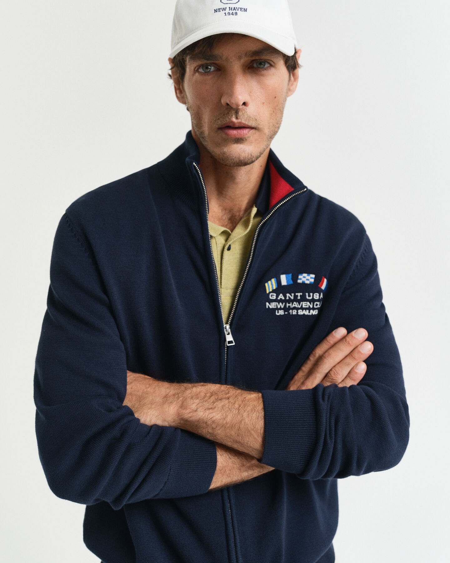 Nautical Flags vest met ritssluiting