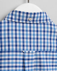 Regular Fit Oxford-overhemd met tweekleurig Gingham-ruitje