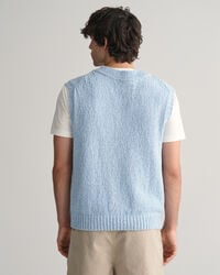 Slub Textured katoenen spencer