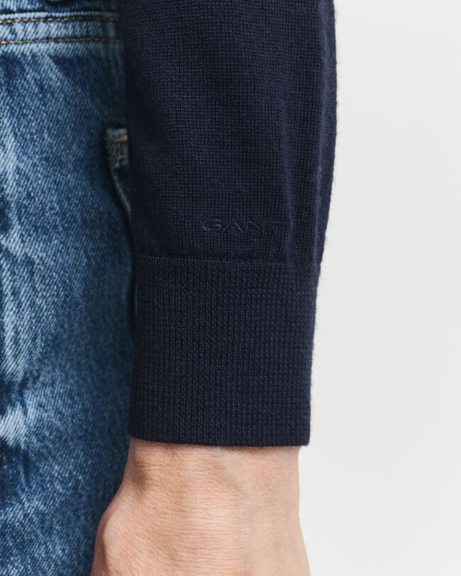 Trui met ronde hals van extra fijne merinoswol