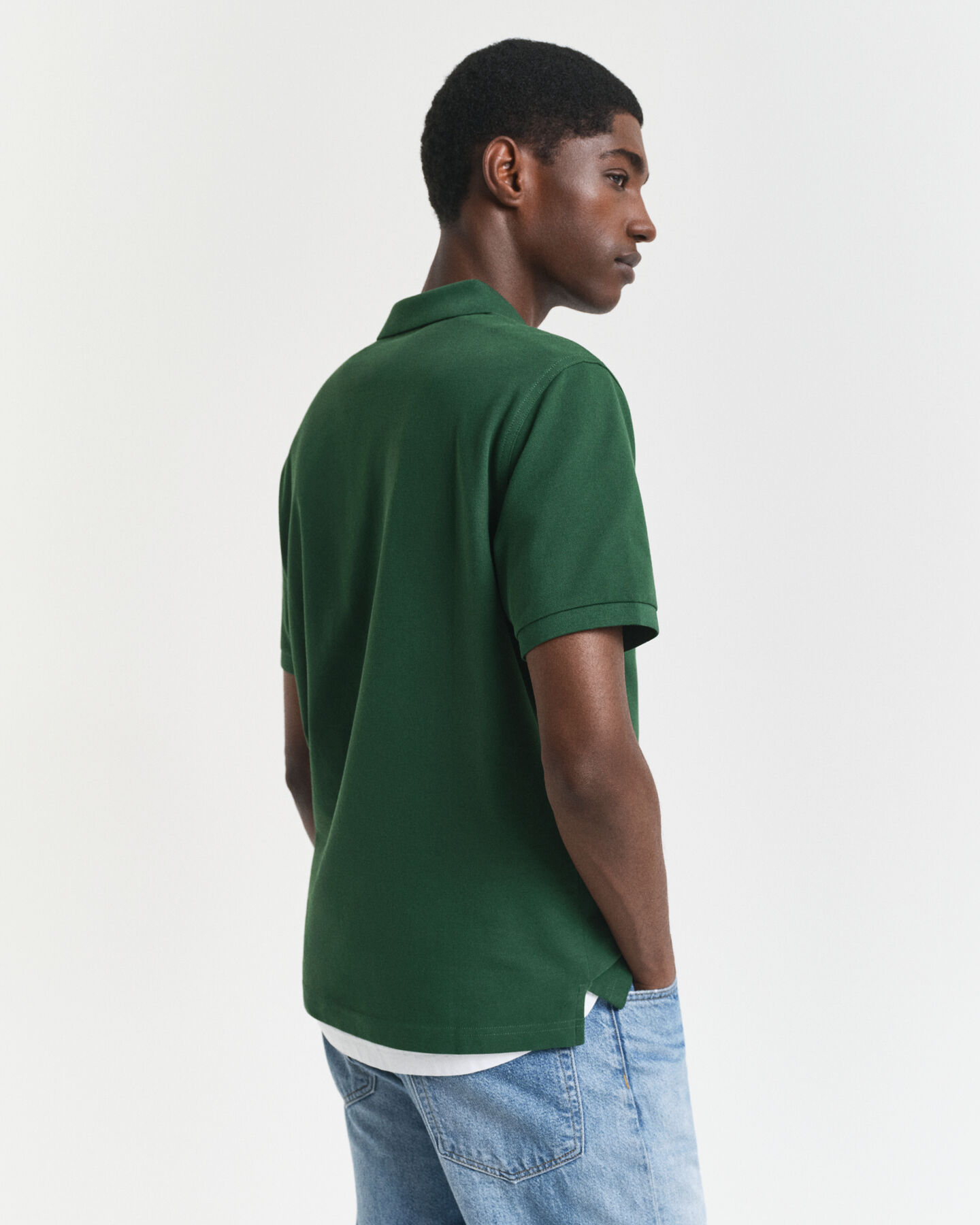 Regular Fit Shield piqué poloshirt