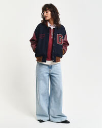 Small Graphic sweatshirt met korte rits