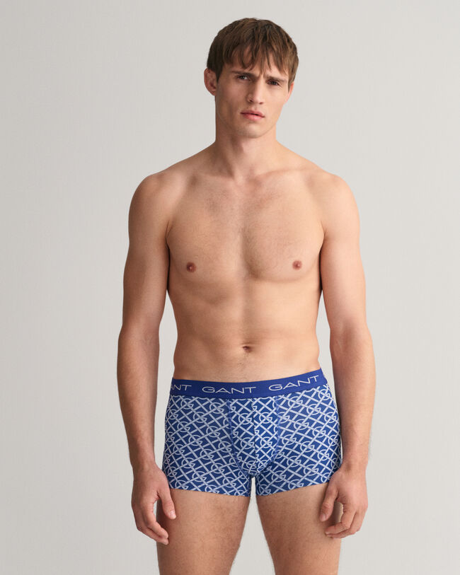 Set van drie boxershorts met G-patroon