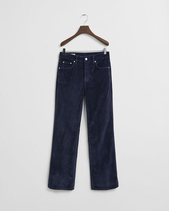 Flared corduroy jeans
