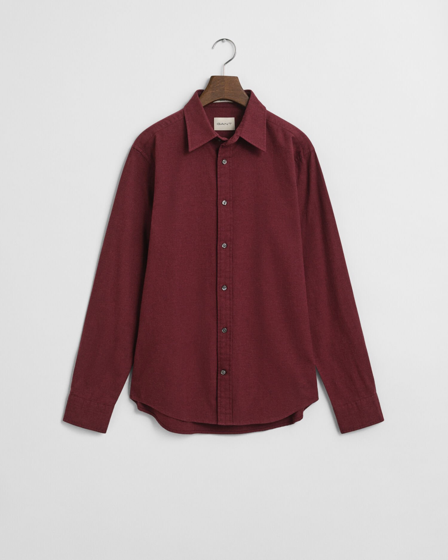 Regular Fit gemêleerd flanellen overhemd