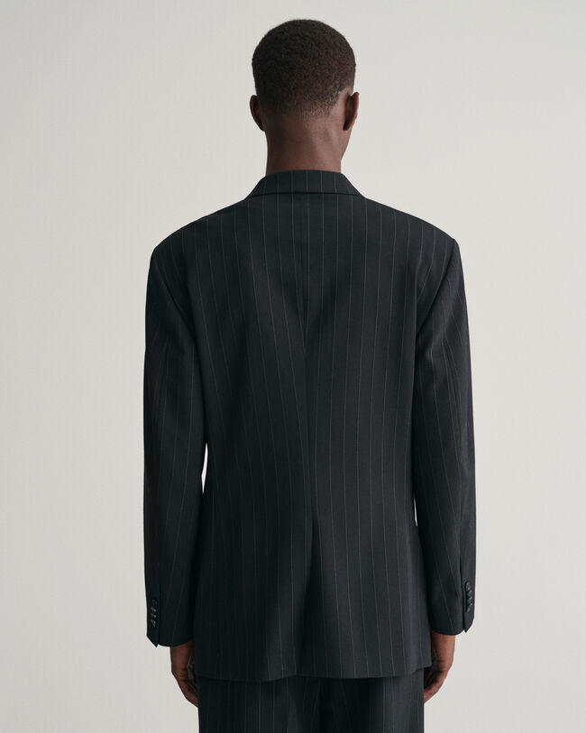 Relaxed Fit kostuumblazer met krijtstreep