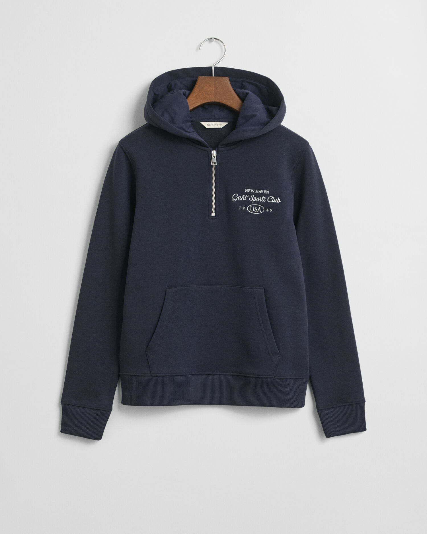 Teen Girls Sports Club Graphic hoodie met korte rits