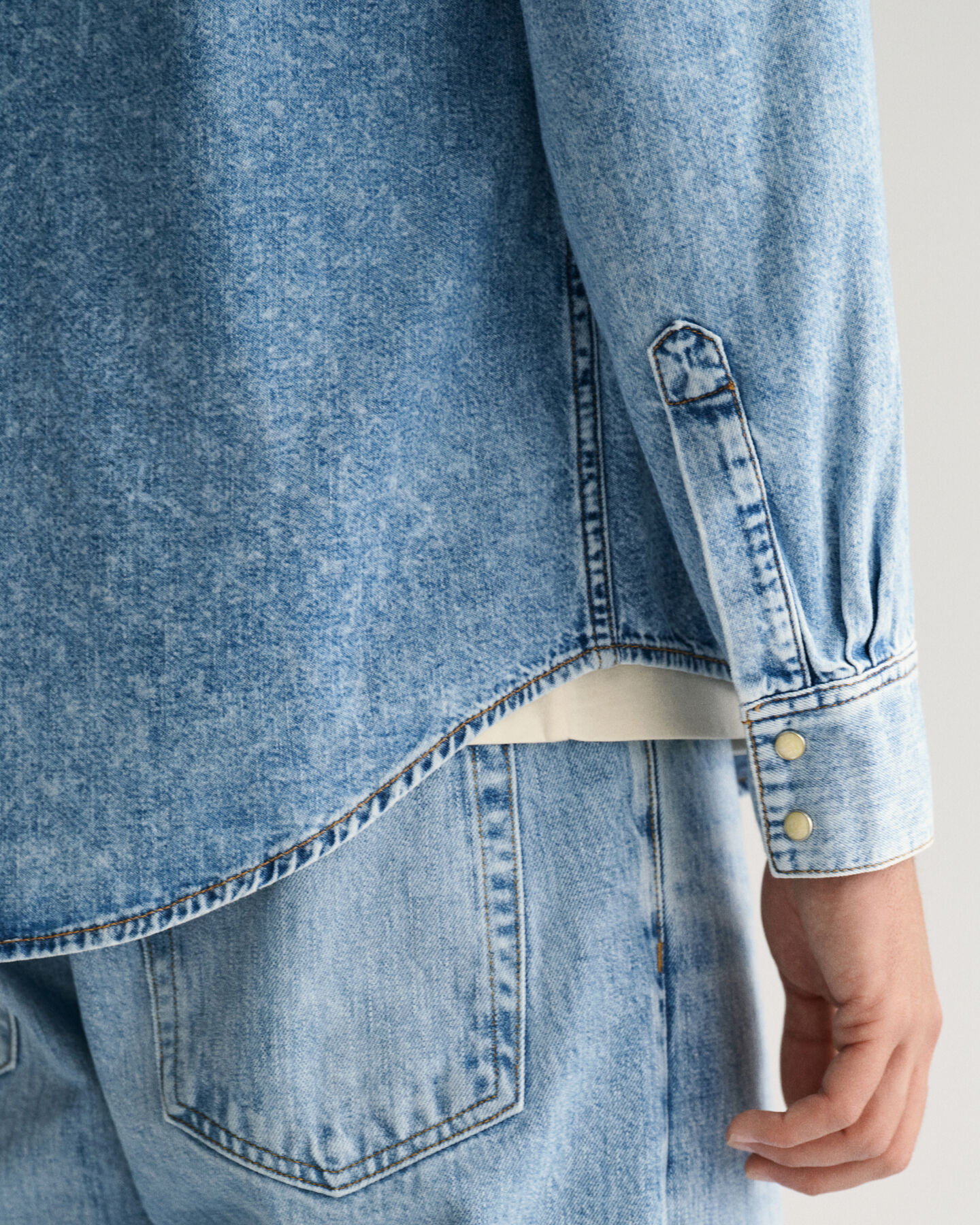 Relaxed Fit Rodeo denim overhemd