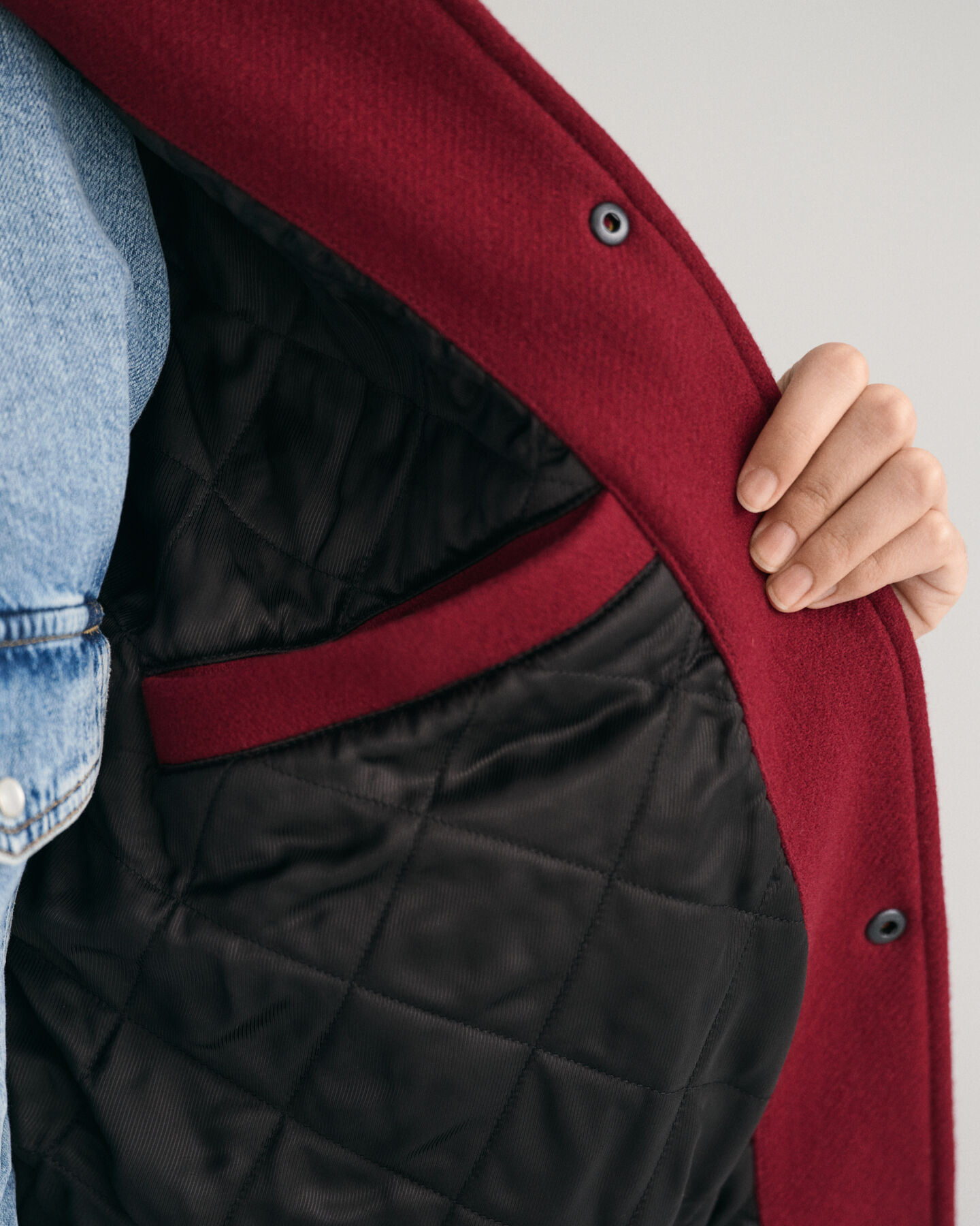 Gewatteerde Mix GANT Varsity Jacket