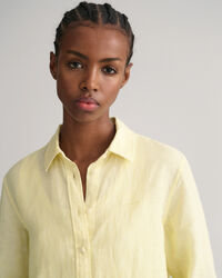 Regular Fit chambray overhemd van linnen