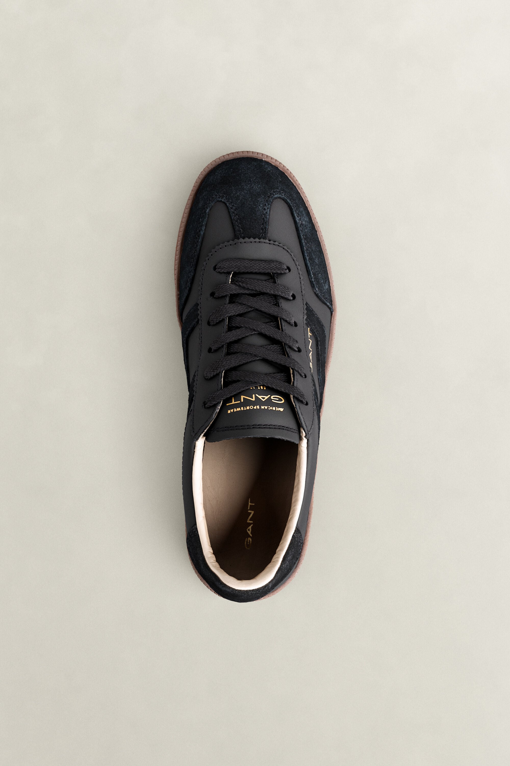 Cuzima-sneakers van suède-leer