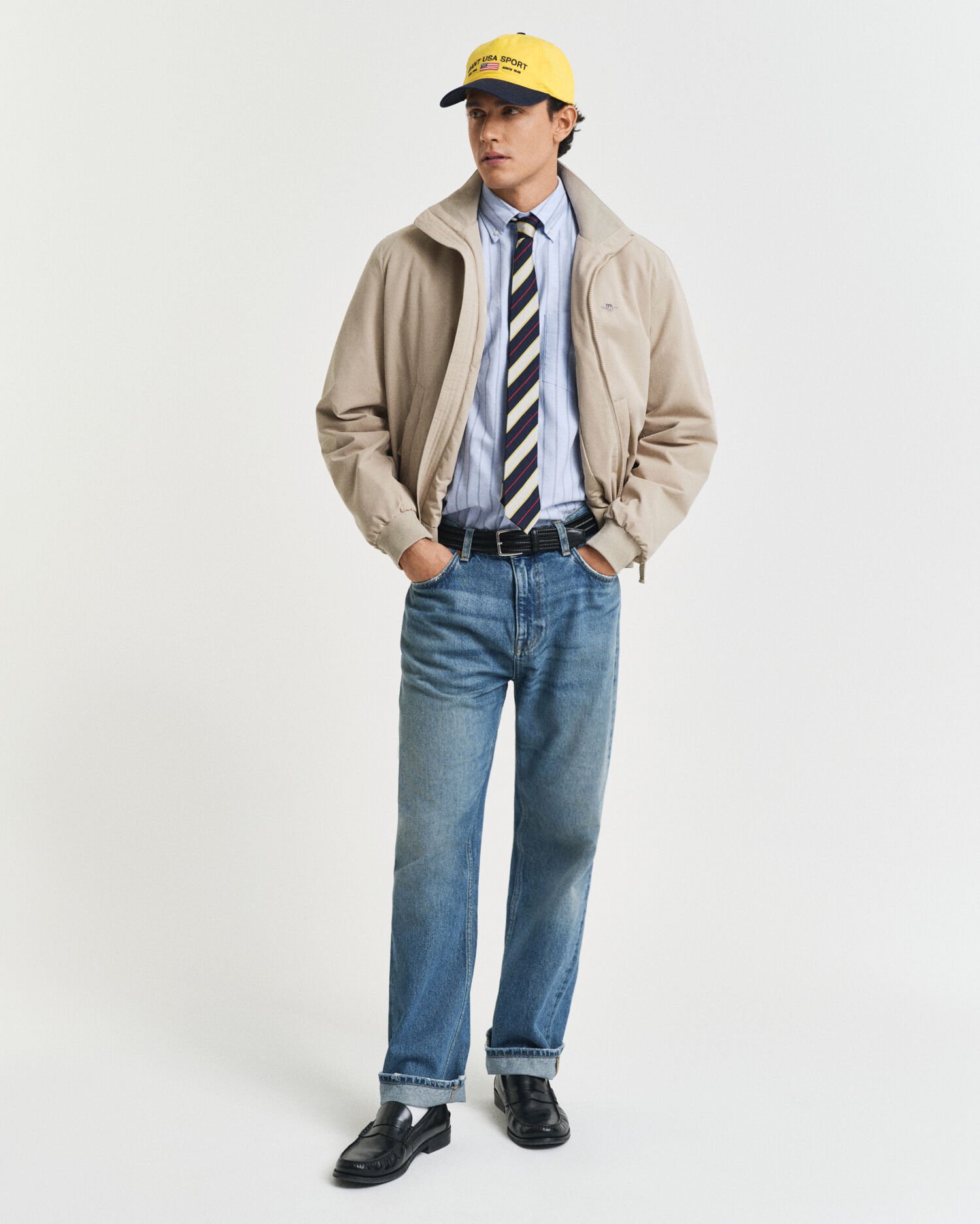 Regular Fit klassiek Oxford-overhemd met strepen