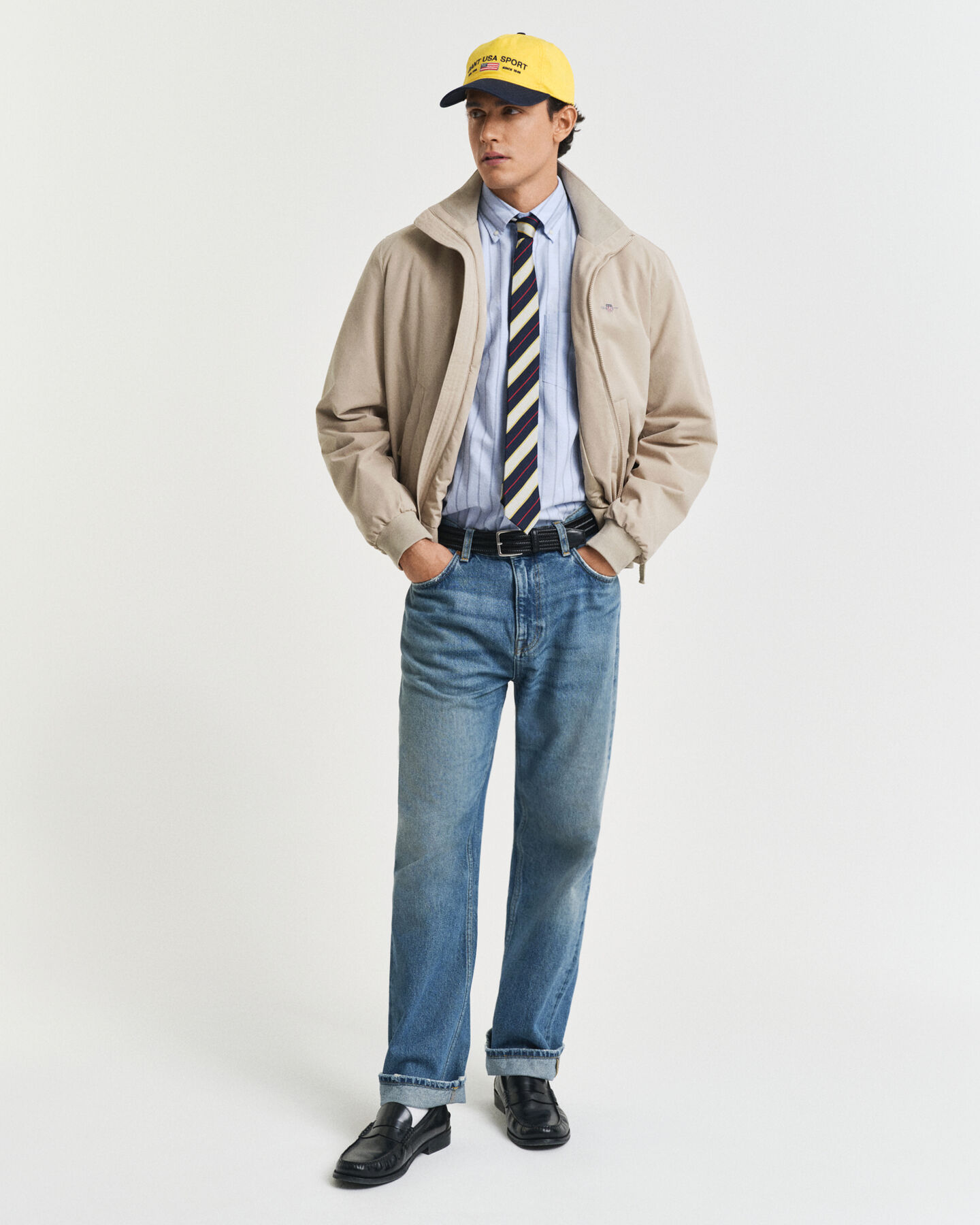 Regular Fit klassiek Oxford-overhemd met strepen