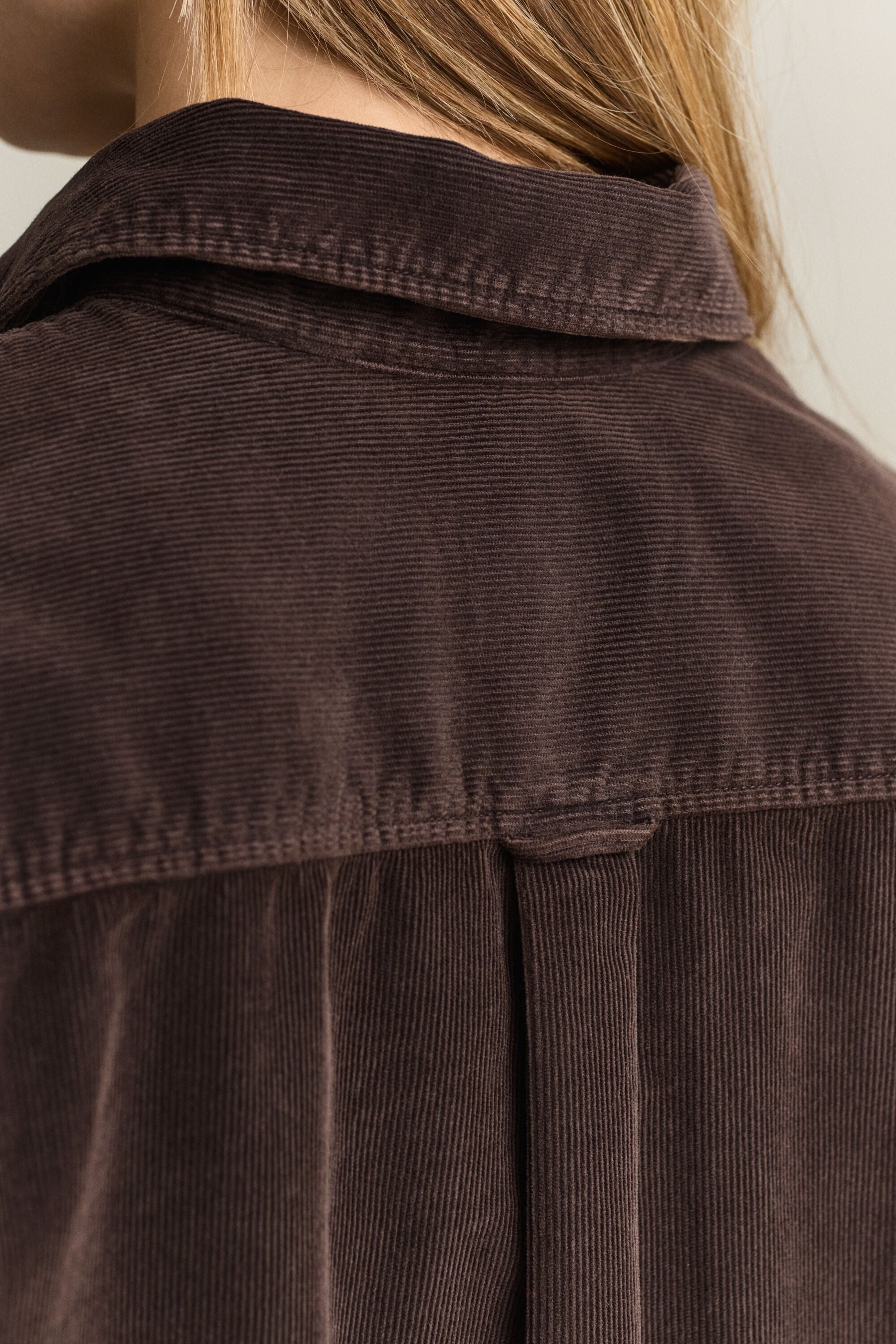 Relaxed corduroy overhemd
