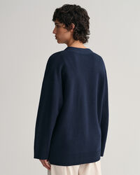 Relaxed Fit vest met V-hals