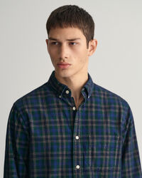 Regular Fit geruit corduroy overhemd