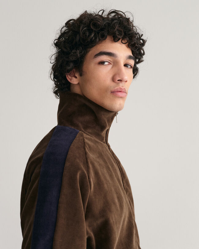 Velours trainingsjack