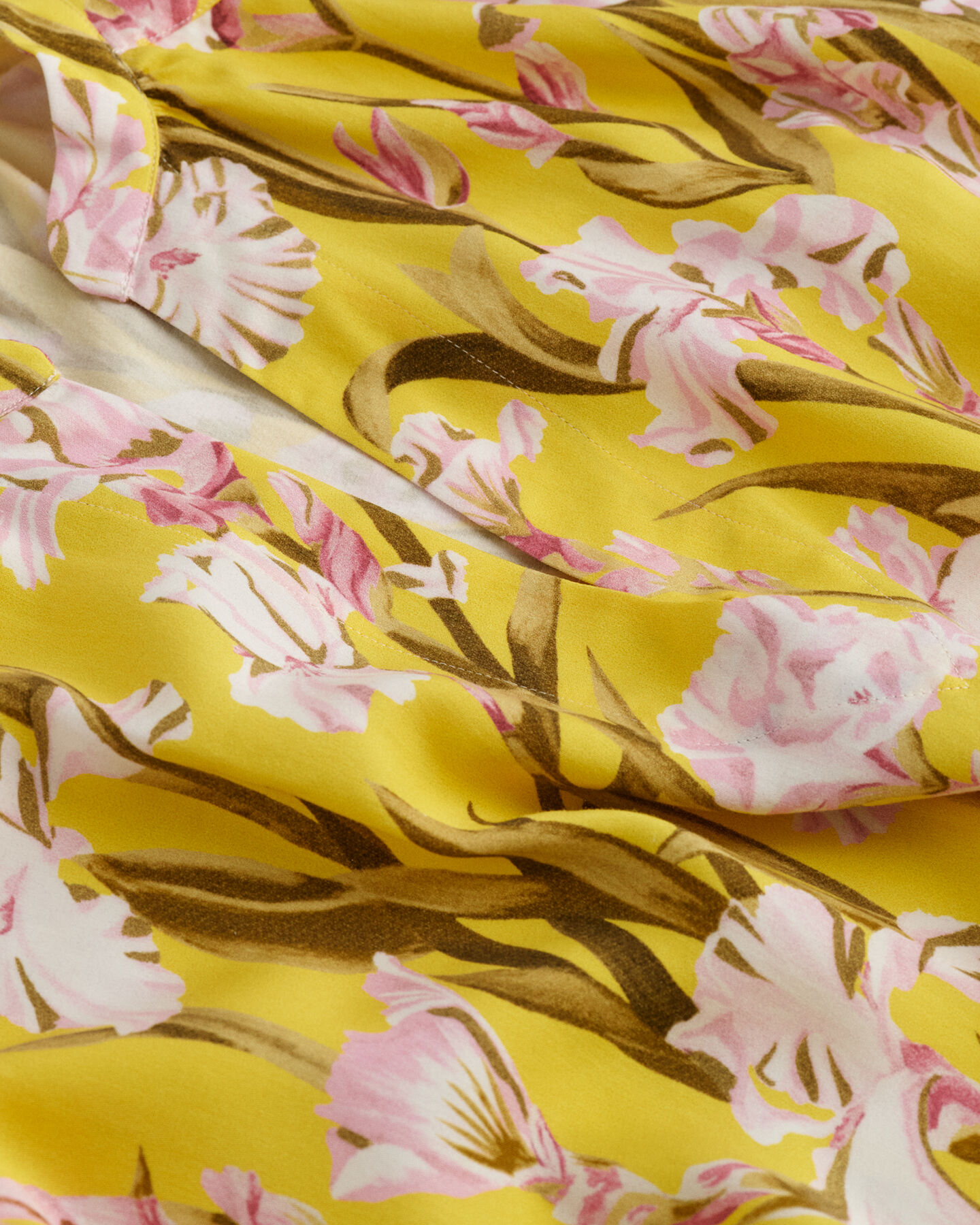 Kaftan met Iris-print