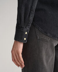 Regular Fit denim overhemd