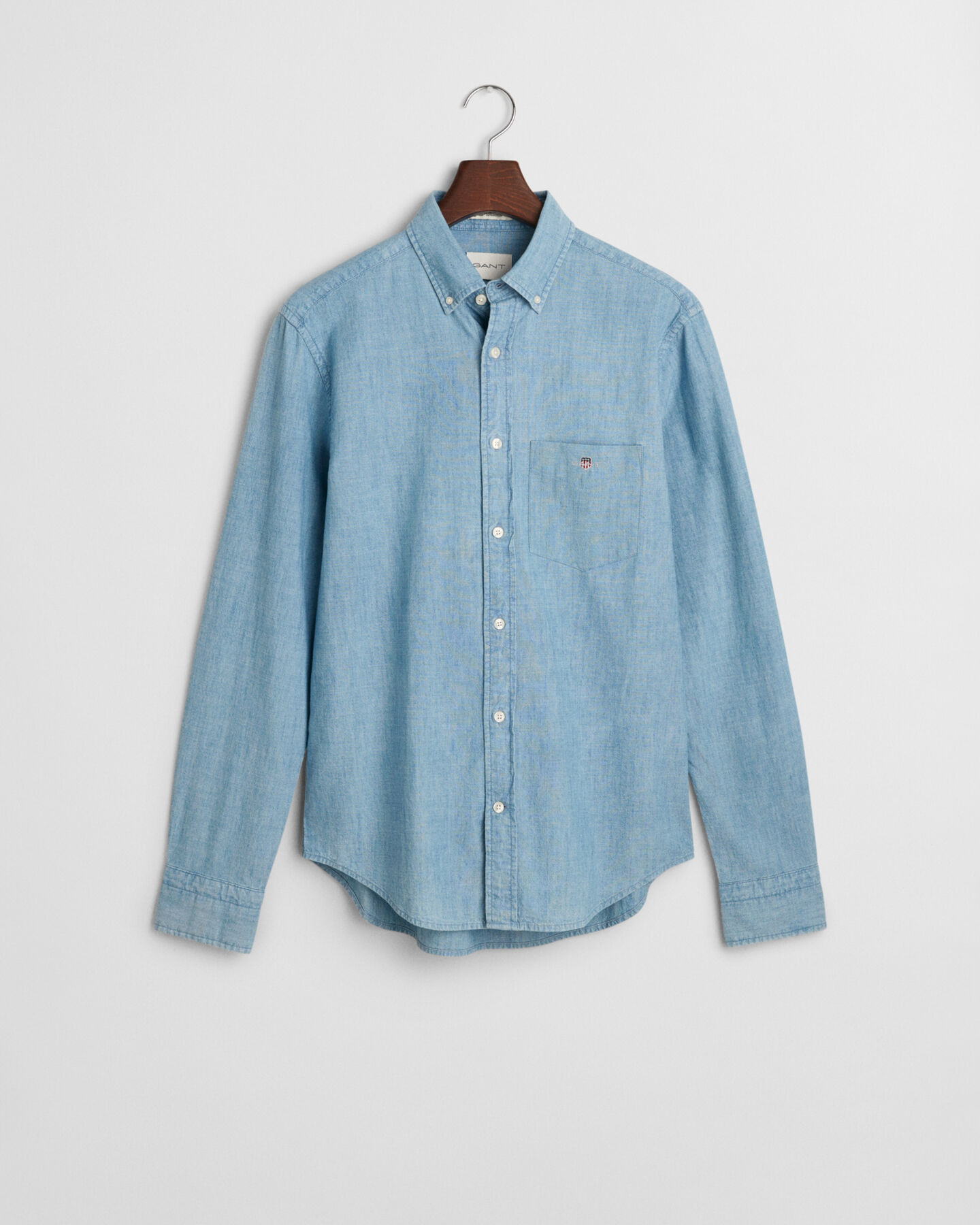 Regular Fit chambray overhemd