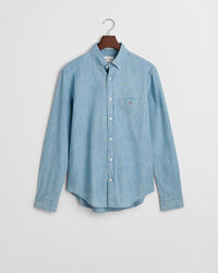 Regular Fit chambray overhemd