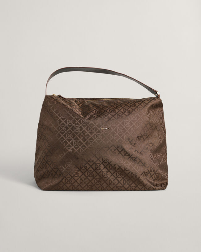 G Patterned grote schoudertas