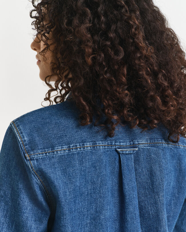 Regular Fit denim overhemd