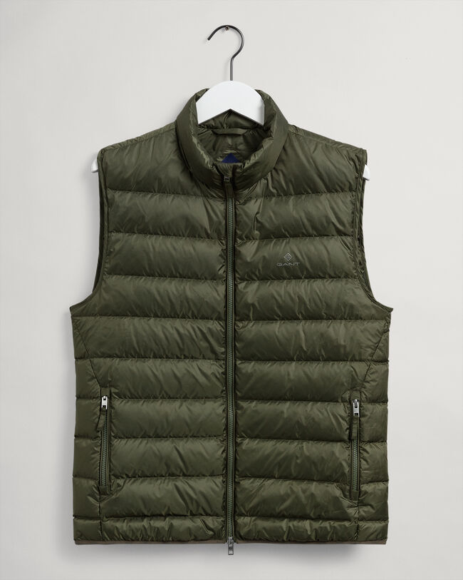 Lichte donsbodywarmer