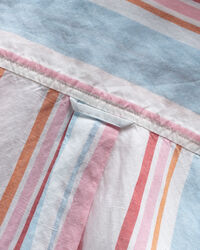 Oversized overhemd met kleurige strepen