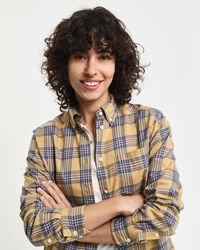 Regular Fit geruit flanellen overhemd